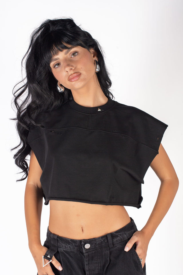 MINUS CROP T-SHIRT