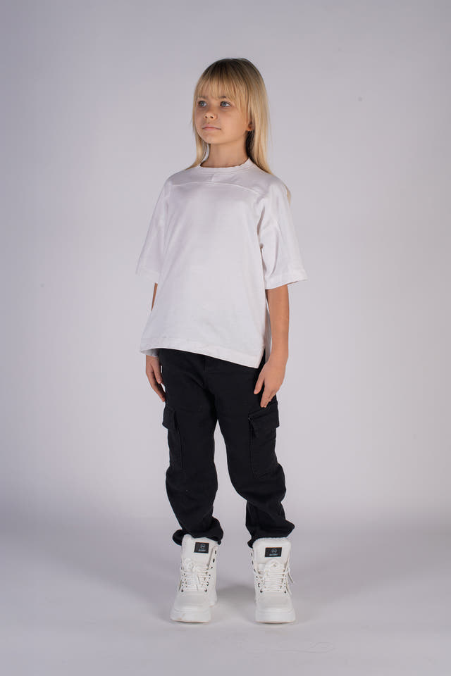 Wicked33 Born Wild oversized t-shirt in white, "Born To Be Wild" Print