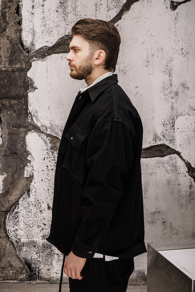 Wicked33 Blackcore streetwear jacket in black