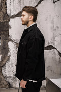 Wicked33 Blackcore streetwear jacket in black