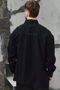 Wicked33 Silence oversized shirt in black
