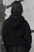 Wicked33 Strap oversized hoodie in black