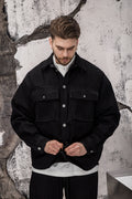 Wicked33 Blackcore streetwear jacket in black