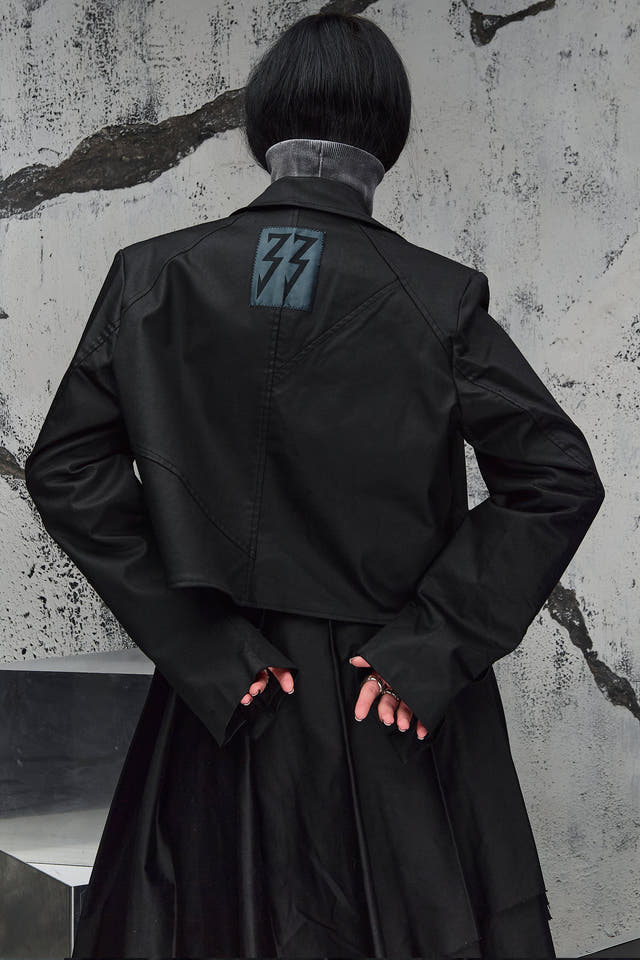 Wicked33 Arcane streetwear jacket in black