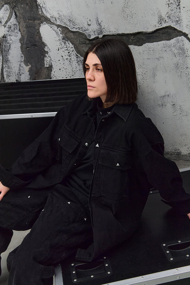 Wicked33 Blackcore streetwear jacket in black