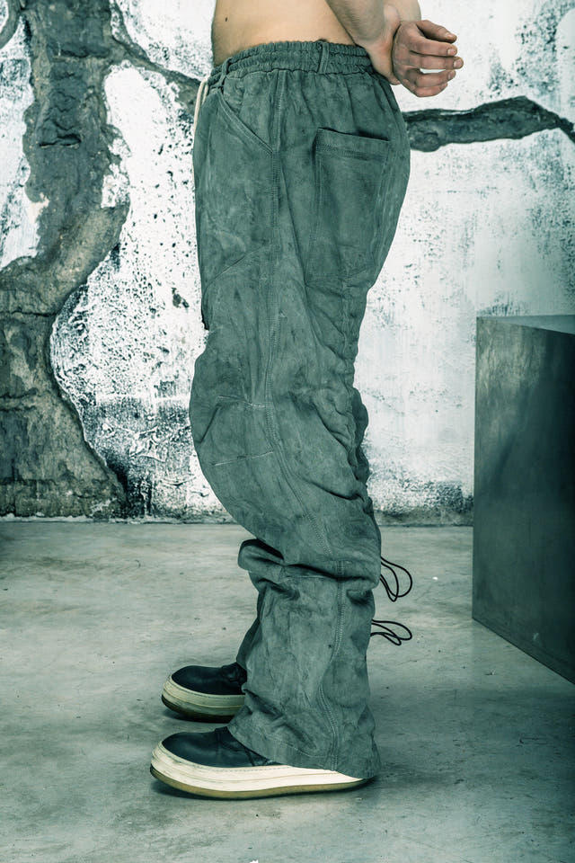 Wicked33 Drift streetwear pants in washed gray