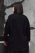 Wicked33 Blackcore streetwear jacket in black