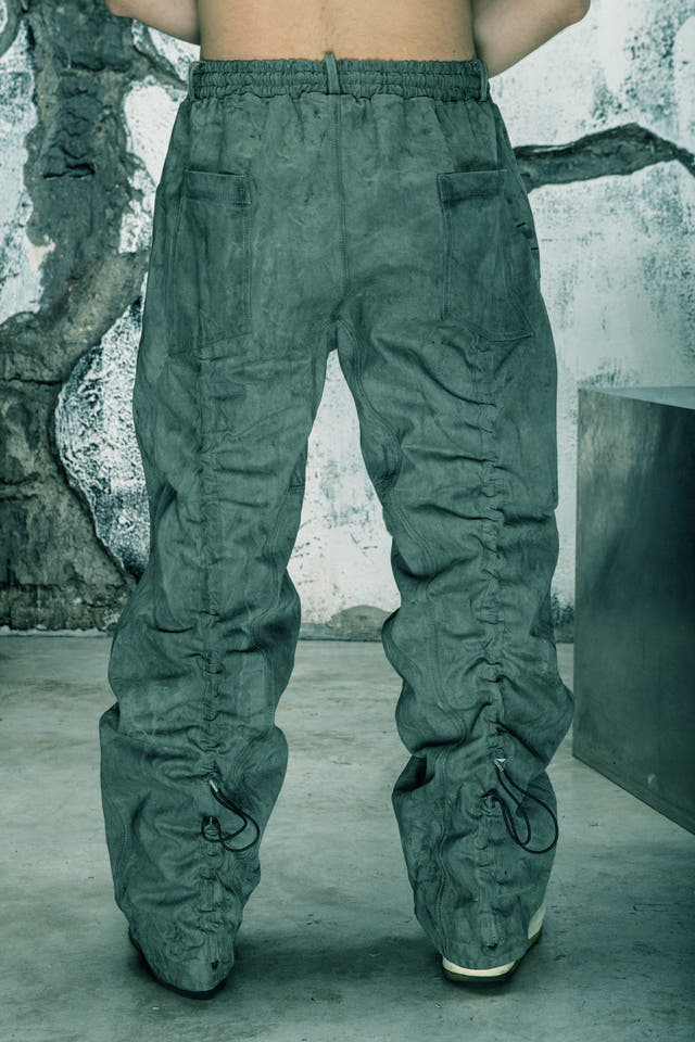 Wicked33 Drift streetwear pants in washed gray