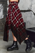 Wicked33 Drift skirt in red / black