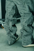 Wicked33 Drift streetwear pants in washed gray