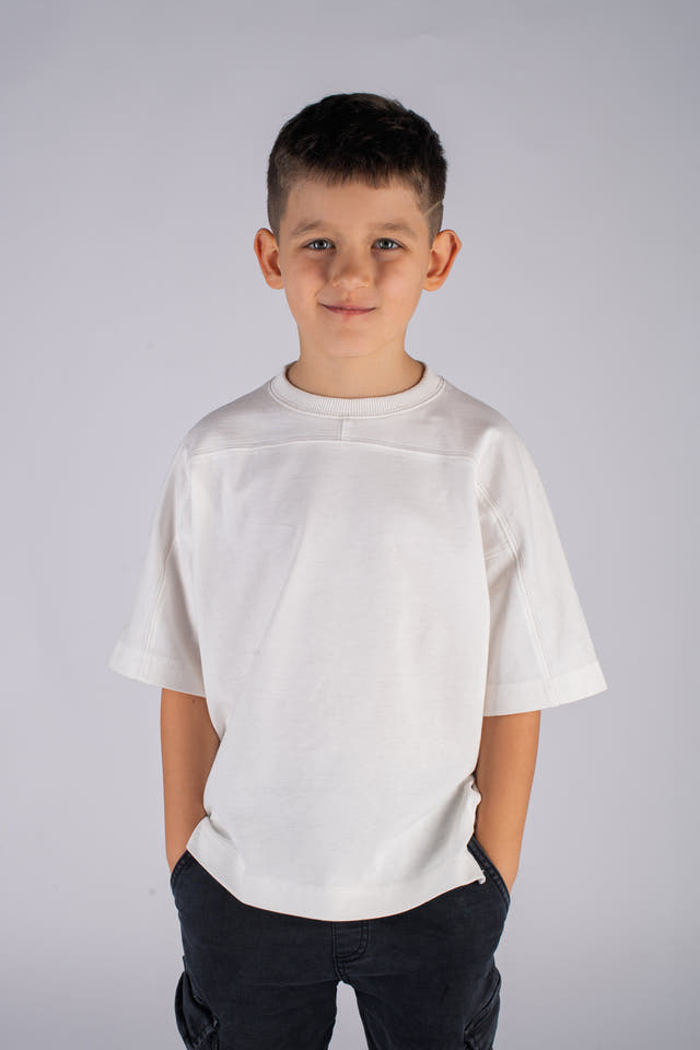 Wicked33 Sol-sol oversized t-shirt in dirty white / Off-white, oversized back print inspired by military aviation graphics