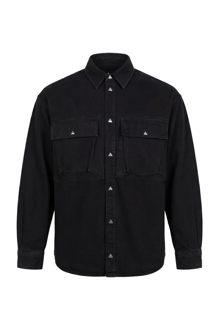 Wicked33 Blackcore streetwear jacket in black