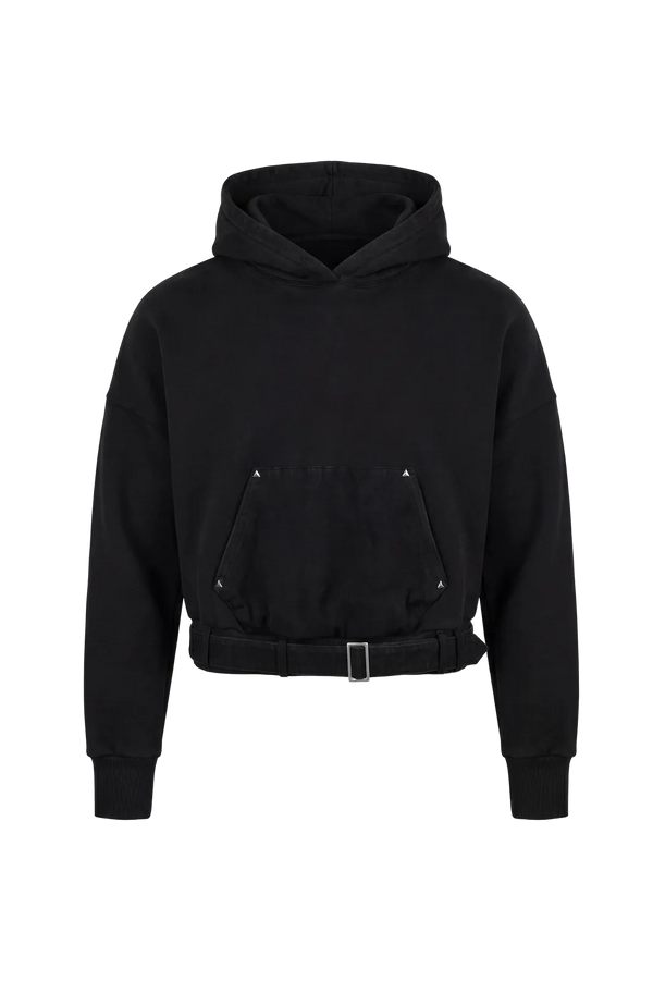 Wicked33 Strap oversized hoodie in black