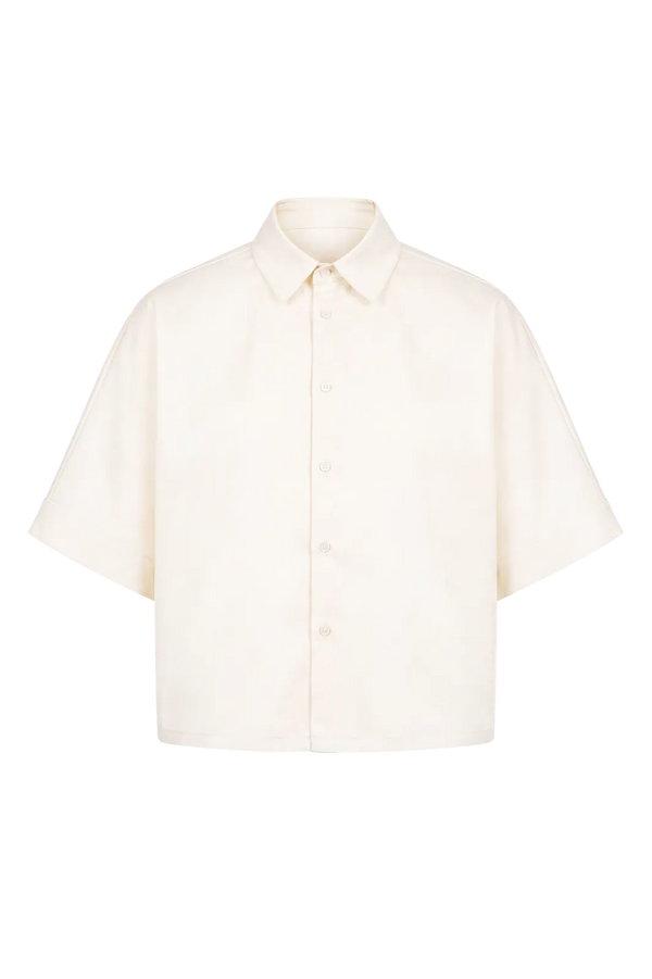 Wicked33 Base oversized shirt in ecru (off-white)