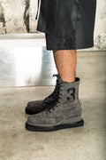 Grey boots