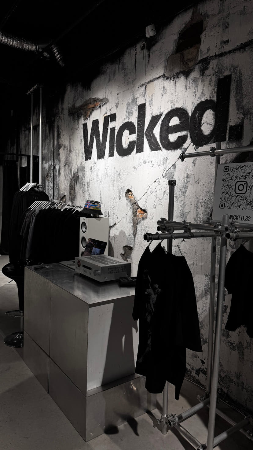 Wicked.33 showroom interior